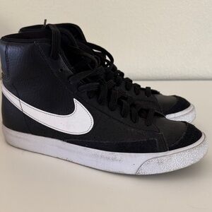Nike Kids Blazer Mid  Black and White High-Tops